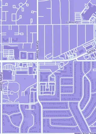 Street map around Pop Culture Comix, Overland Park