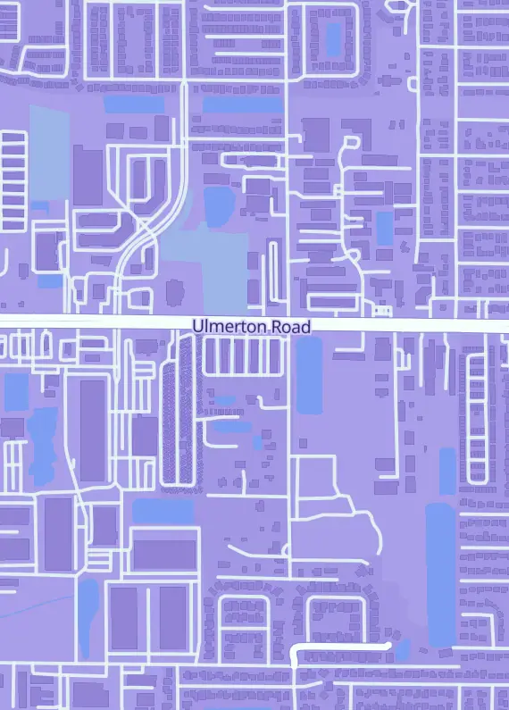 Street map around Potomac Distribution, 8340 Ulmerton Rd #212, Largo, FL