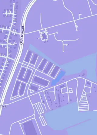 Street map around Potomac Distribution, Sterling