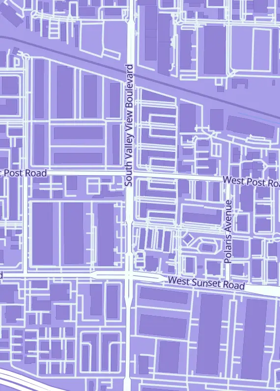 Street map around Prime Honor Cards, 6380 S Valley View Blvd, Las Vegas, NV