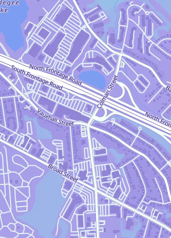 Street map around Prowess Gaming LLC, 262 S Frontage Rd, New London, CT
