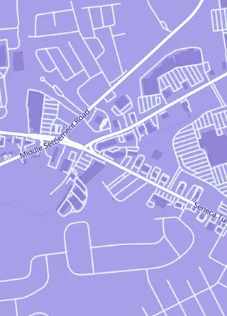 Street map around Ravenswood Comics, New Hartford