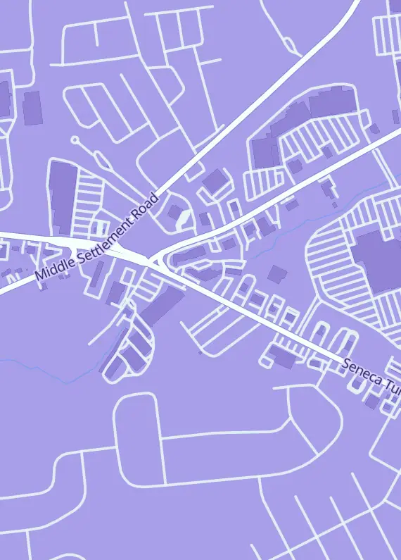 Street map around Ravenswood Comics, 8451 Seneca Tpke, New Hartford, NY
