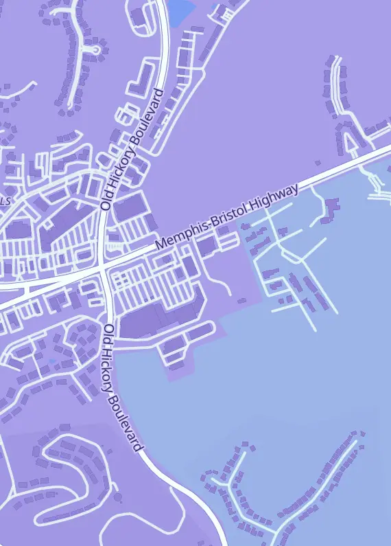 Street map around Ready Mark Cards, 7041 Hwy 70 S #103, Nashville, TN