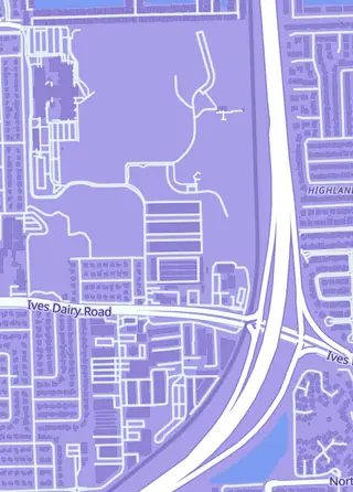 Street map around Realgoodeal, Miami