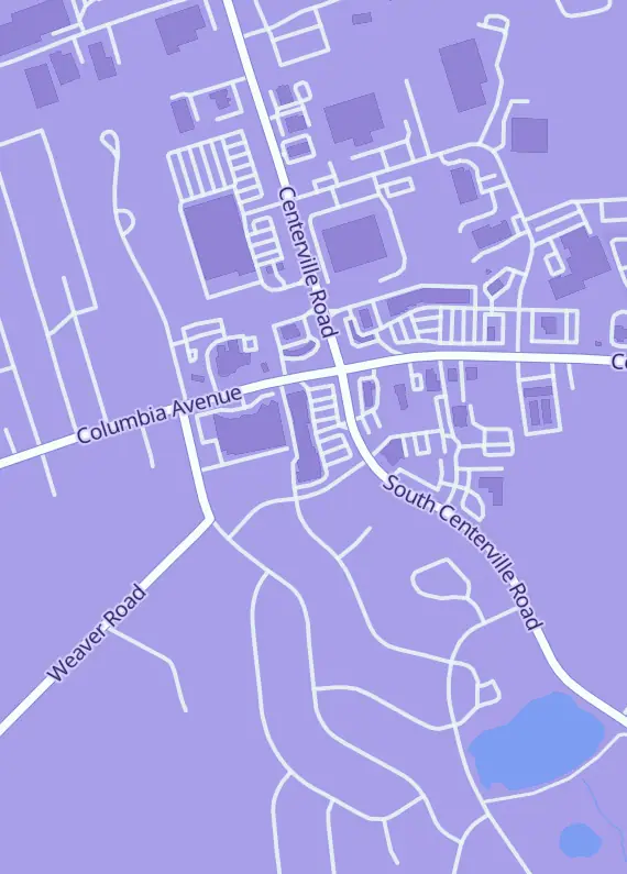 Street map around Red Rose Sports Cards, 126 S Centerville Rd, Manor Township, PA