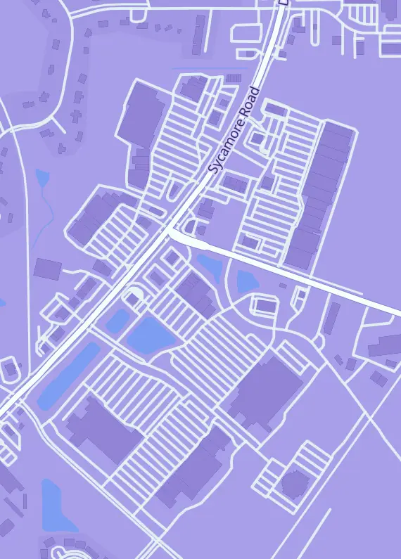 Street map around Redemption Vault, 2350 Sycamore Rd K, Dekalb, IL