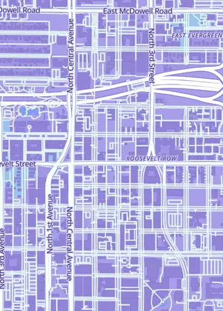 Street map around Rip Valley Sports Cards And Culture Shop, Phoenix