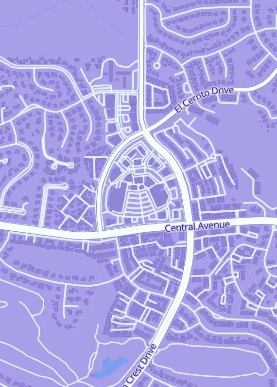 Street map around Rizo Sports & Tcg, 5225 Canyon Crest Dr Ste 16, Riverside, CA