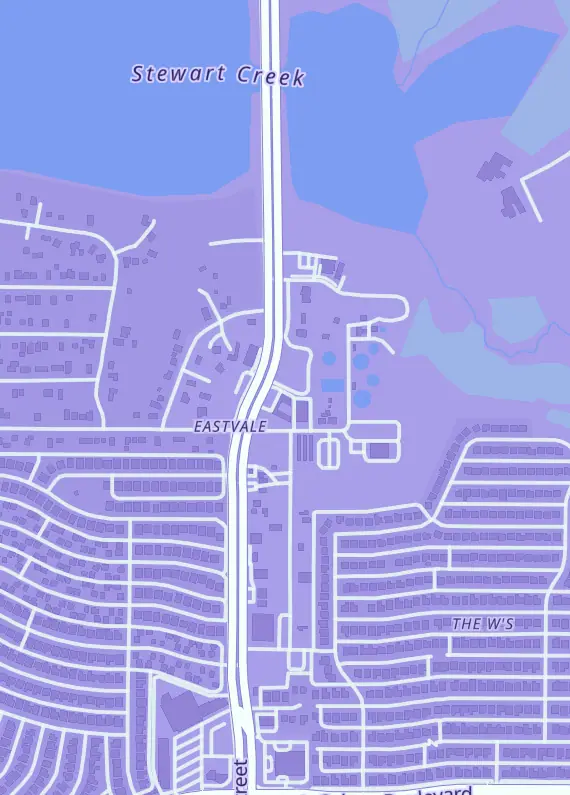 Street map around Robbie's Retro Game Store, 7512 Main St #207, The Colony, TX