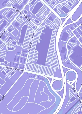 Street map around S&B Sports, Wyomissing