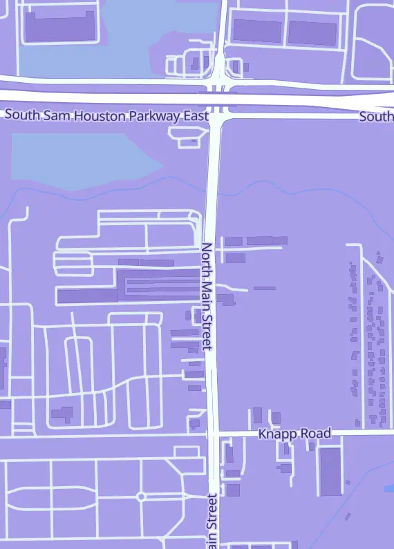 Street map around S and E Hobbies and Collectables, Office Building Local #33, 1014 N Main St B19, Pearland, TX