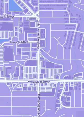Street map around Secret Rare Society TCG, Norman