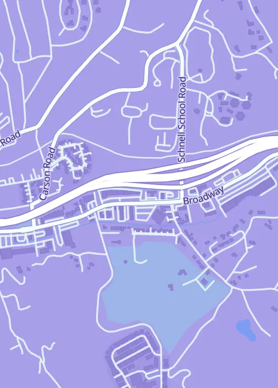 Street map around SellCCG - Sell Your Pokemon Cards, 1353 Broadway, Placerville, CA