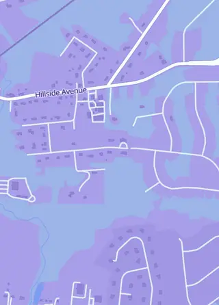Street map around Shuffle Shark, Marlton