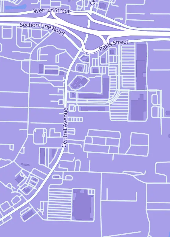 Street map around Spa City Cards & Collectibles, 3909 Central Ave Ste B, Hot Springs, AR