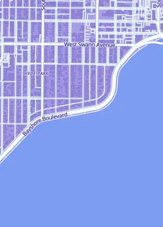 Street map around Sports Repack, Tampa