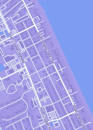 Street map around Sports Zone Hobbies OBX, Nags Head