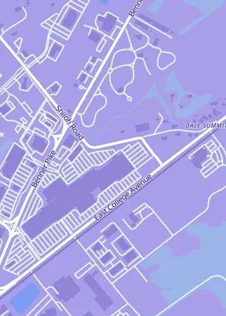 Street map around Sportscards Plus, State College
