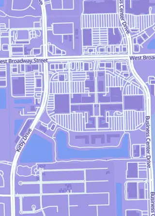 Street map around SpudsTCG, Pearland