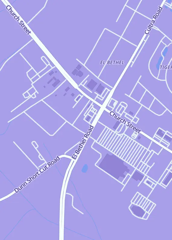 Street map around Squirrels Nest Gaming, 110 El Bethel Rd Unit A, Conway, SC