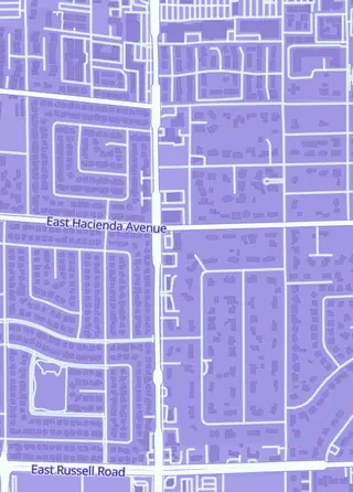 Street map around Stomping Grounds, Las Vegas