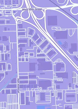 Street map around Super Nova Toys and Collectibles, Bridgeview