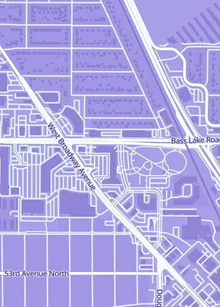 Street map around Table Top Tournaments, Crystal