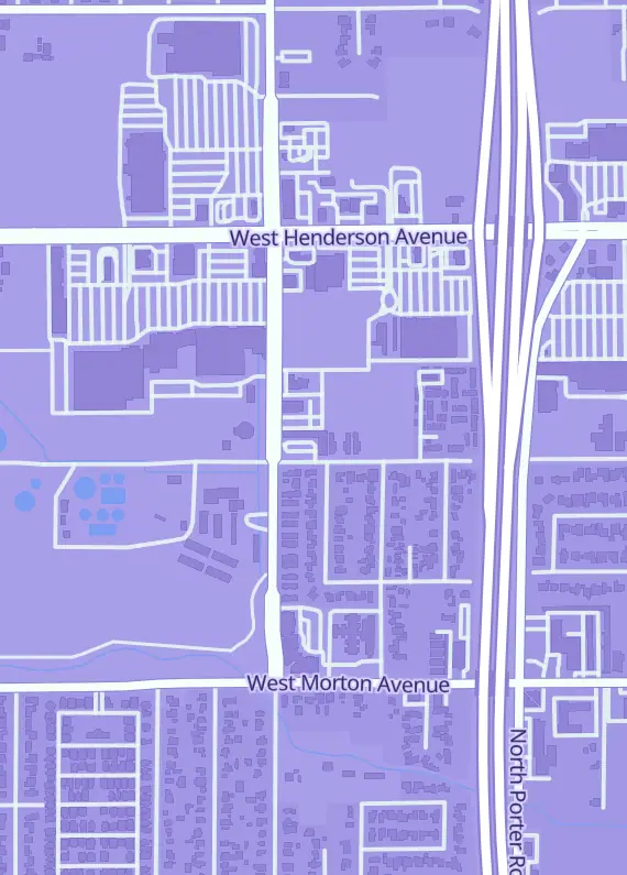 Street map around TCGCardKingz, 600 N Prospect St I & J, Porterville, CA