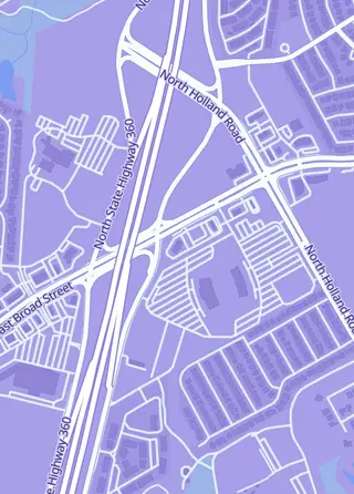 Street map around That Dude Books, Mansfield