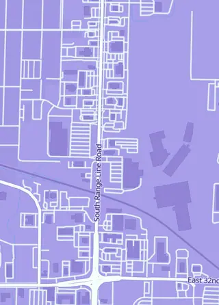 Street map around The Card Wizards, Joplin