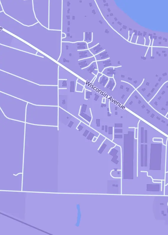 Street map around The Cardboard Bros, N58W39800 Industrial Rd Ste B, Oconomowoc, WI
