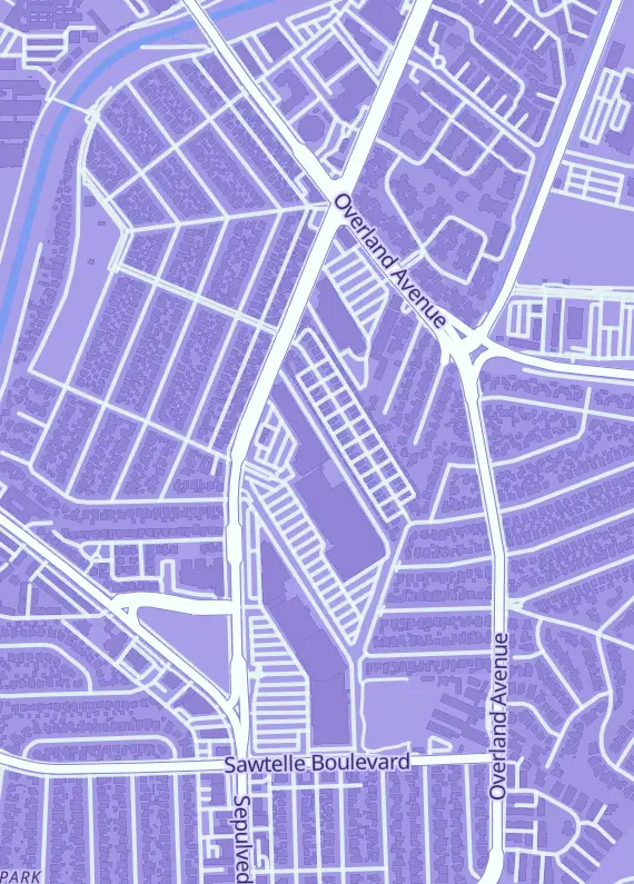 Street map around The Comic Bug, Inc., 10814 Jefferson Blvd Ste L, Culver City, CA
