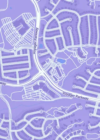 Street map around The Deck Depot Trading Card Lounge, Colorado Springs