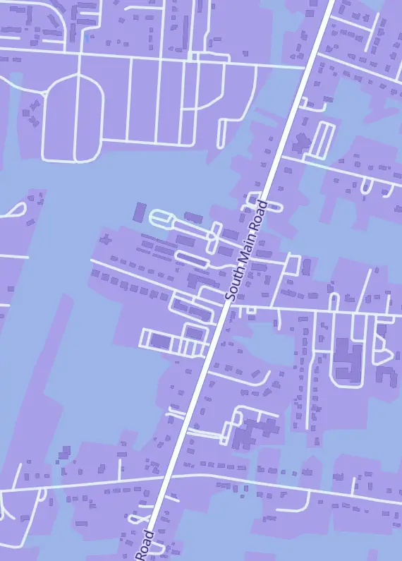 Street map around The Dragon's Vault, 1370 S Main Rd, Vineland, NJ