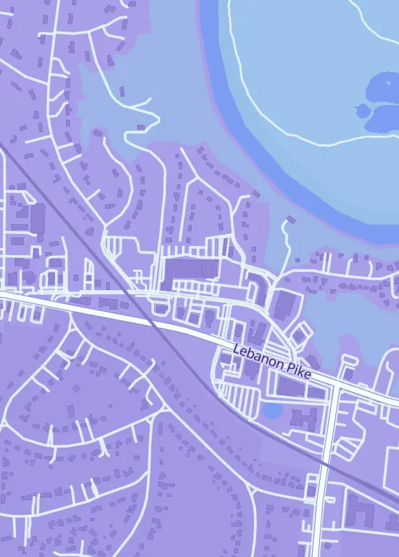 Street map around The Game Cave, 2710 Old Lebanon Pike Ste 28, Nashville, TN