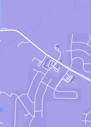 Street map around The Hideout, Columbia