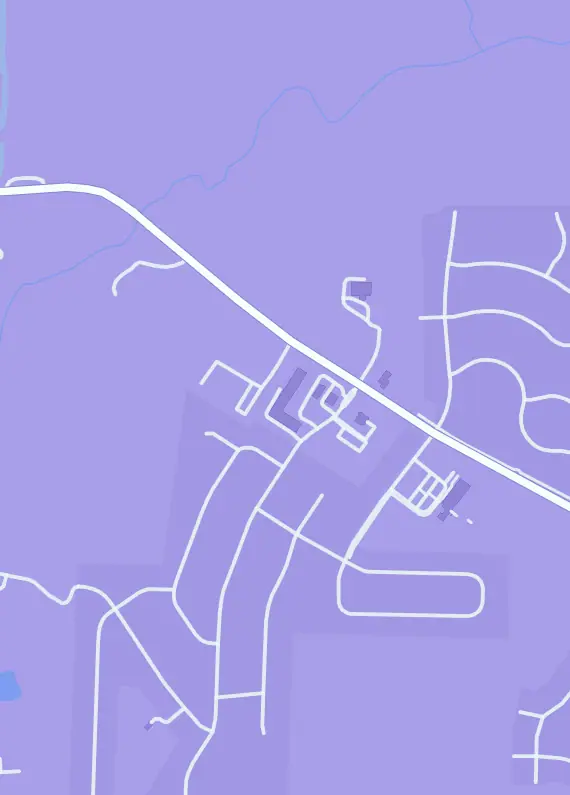 Street map around The Hideout, 4250 E Broadway, Columbia, MO