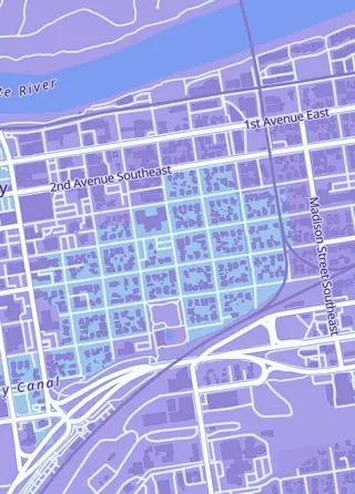 Street map around The Mattcave, Albany