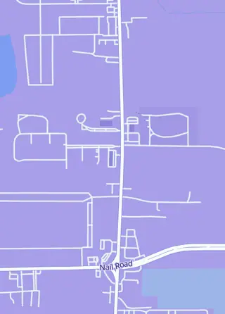 Street map around The Players Keep, Horn Lake
