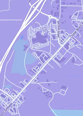 Street map around The Vault Toys and Collectibles, Osage Beach
