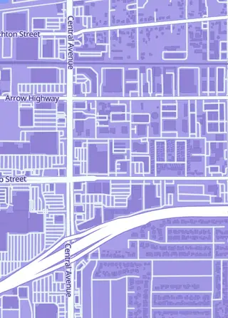 Street map around TheMonstore Retail, Montclair
