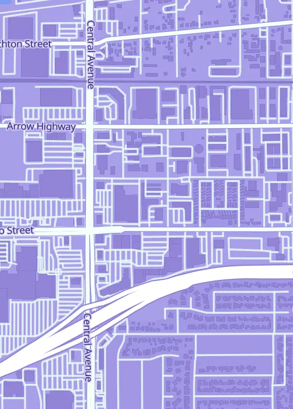Street map around TheMonstore Retail, 5404 Moreno St Ste G, Montclair, CA