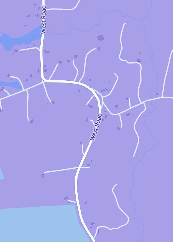 Street map around This & That Comics & Collectables, 960 West Road, Ashby, MA