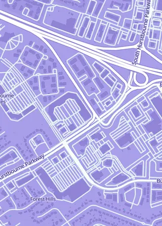 Street map around Through The Decades Gaming, Louisville