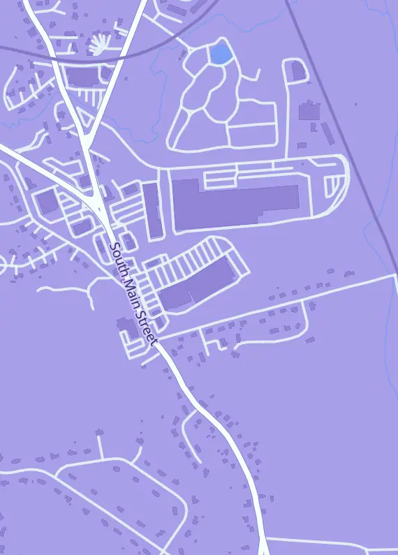 Street map around TJ Cafe & Games, 146 S Main St #2, Milford, MA