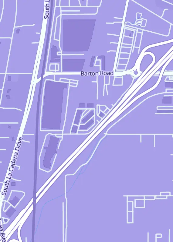 Street map around Top Choice Gaming, 2273 La Crosse Ave, Colton, CA