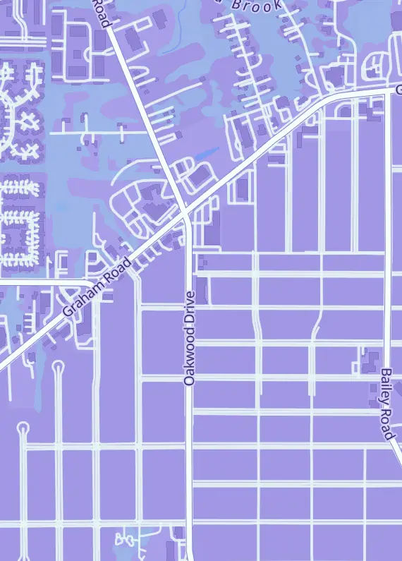 Street map around TPV Poke Center, 3265 Oakwood Dr, Cuyahoga Falls, OH