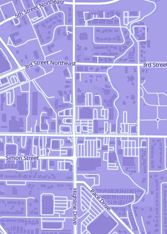 Street map around Trading Card Gallery, 509 Grant Rd, East Wenatchee, WA