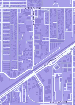 Street map around Treasure Cruise Cards, Billings